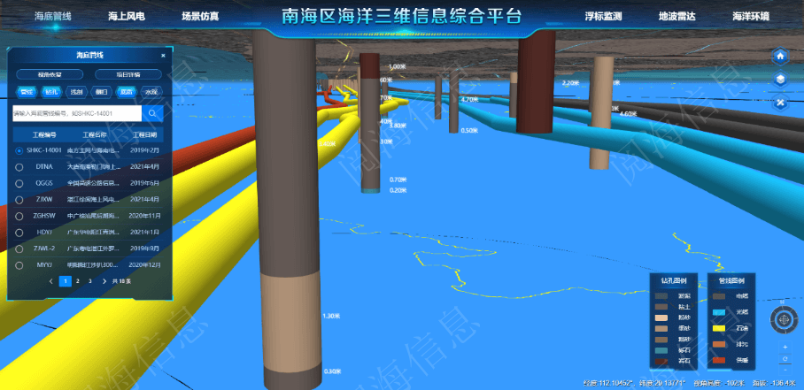 海洋实景三维可视化系统